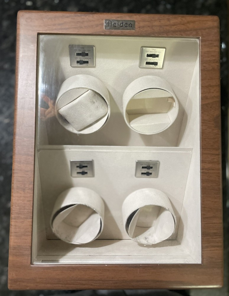 Heiden Quad Watch Winder Untested No Power Cable
