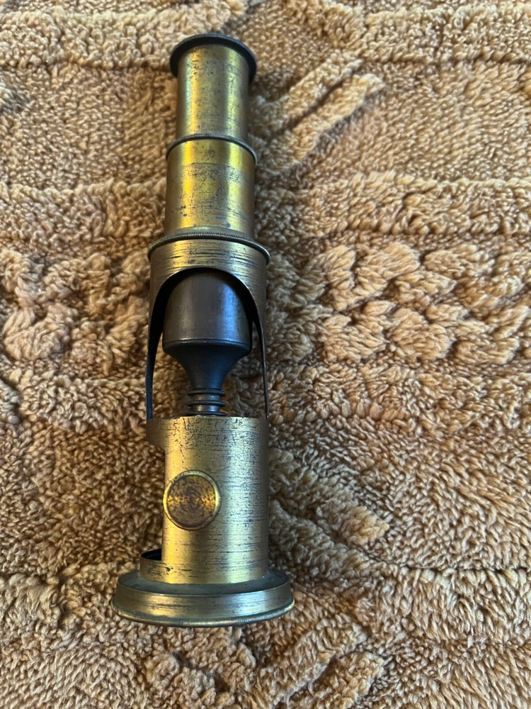 Antique Brass Microscope 1900's
