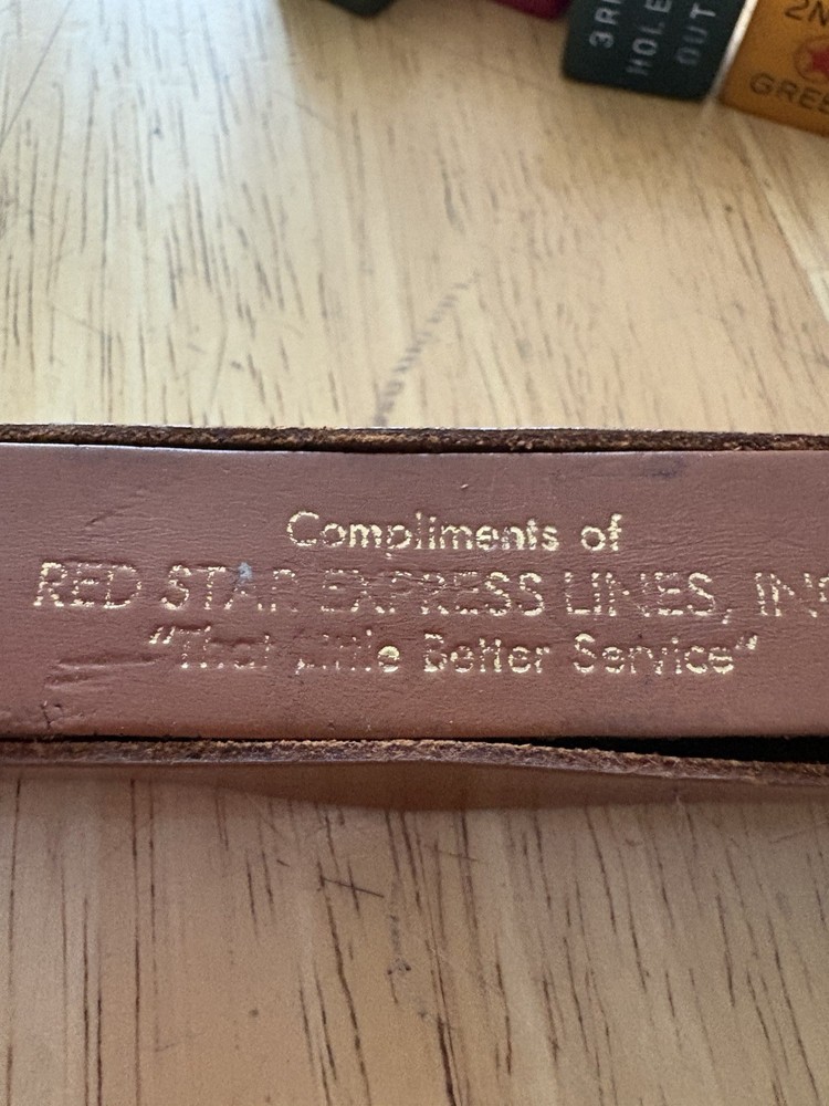 Vtg Galloping Golf Bakelite Dice Game Leather Case