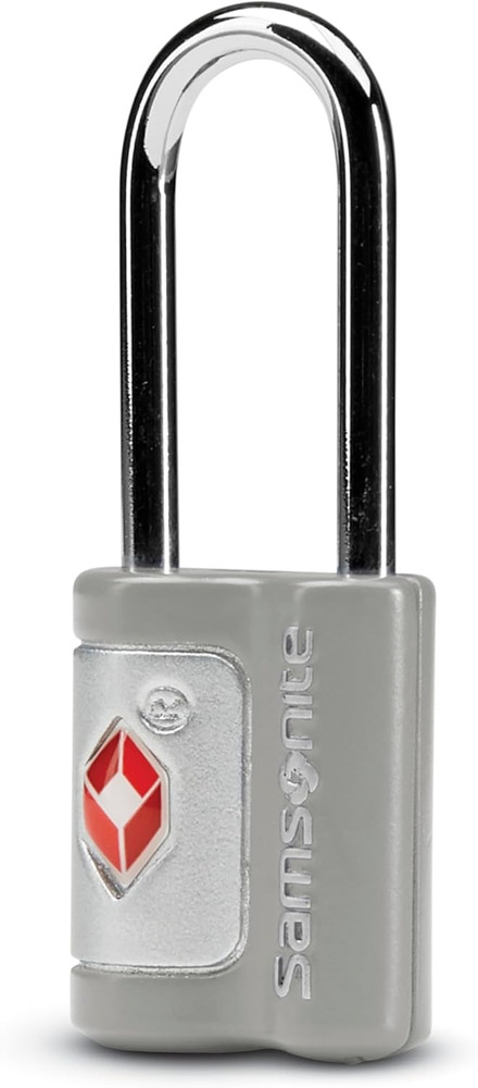 2 Pack Key Lock, TSA Approved Travel Lock, Light Grey