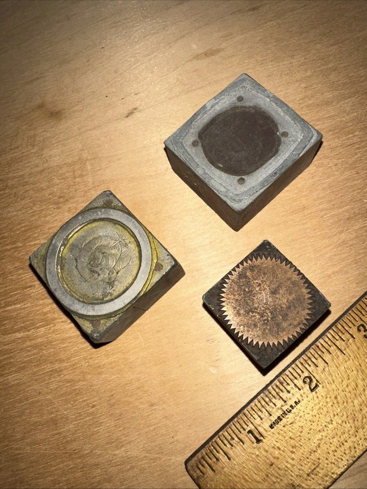Printing Blocks ( Decorative Borders ) Circles & Frame