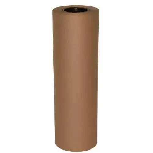 24" x 250 Feet Brown Kraft Paper Recycled Roll Packaging Shipping Wrapping NEW