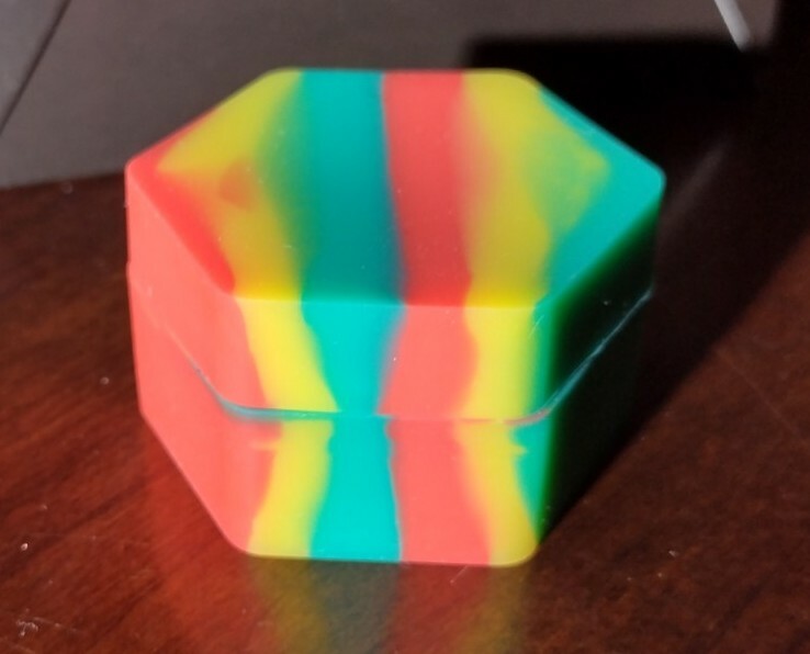 Silicone Hexagon Container 30ml Rasta
