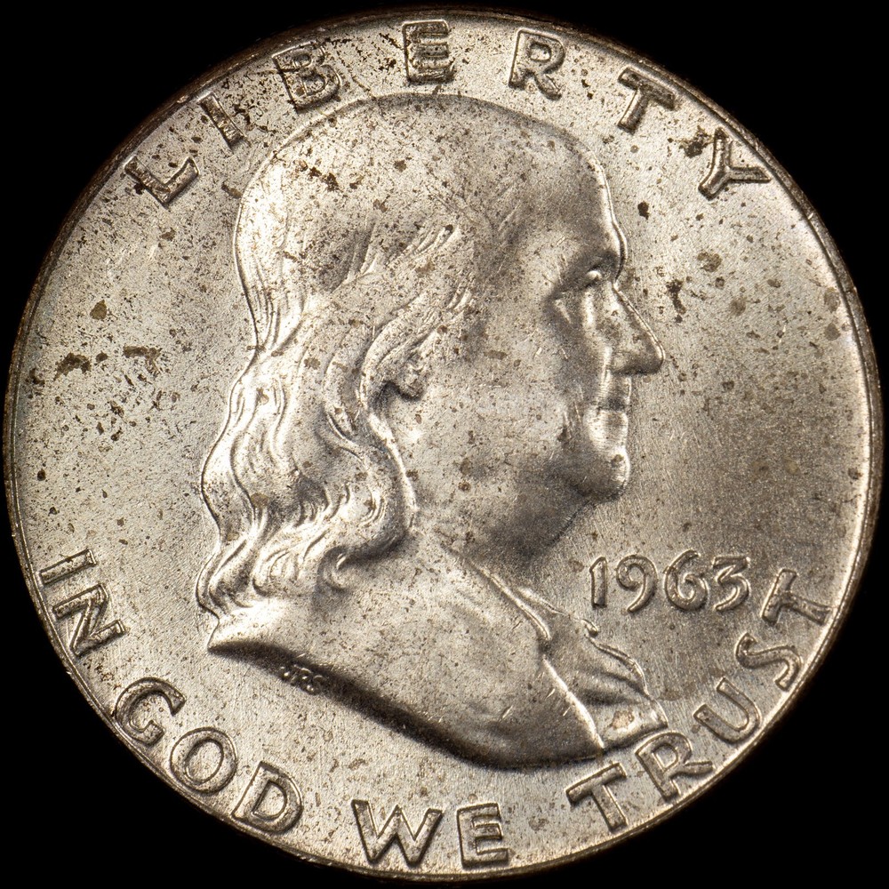 1963-D Franklin Half Dollar - CH BU!