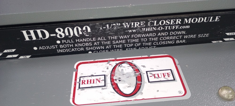 Rhin-O-Tuff HD-8000 Wire Closing Module-for Punch Binding Machine
