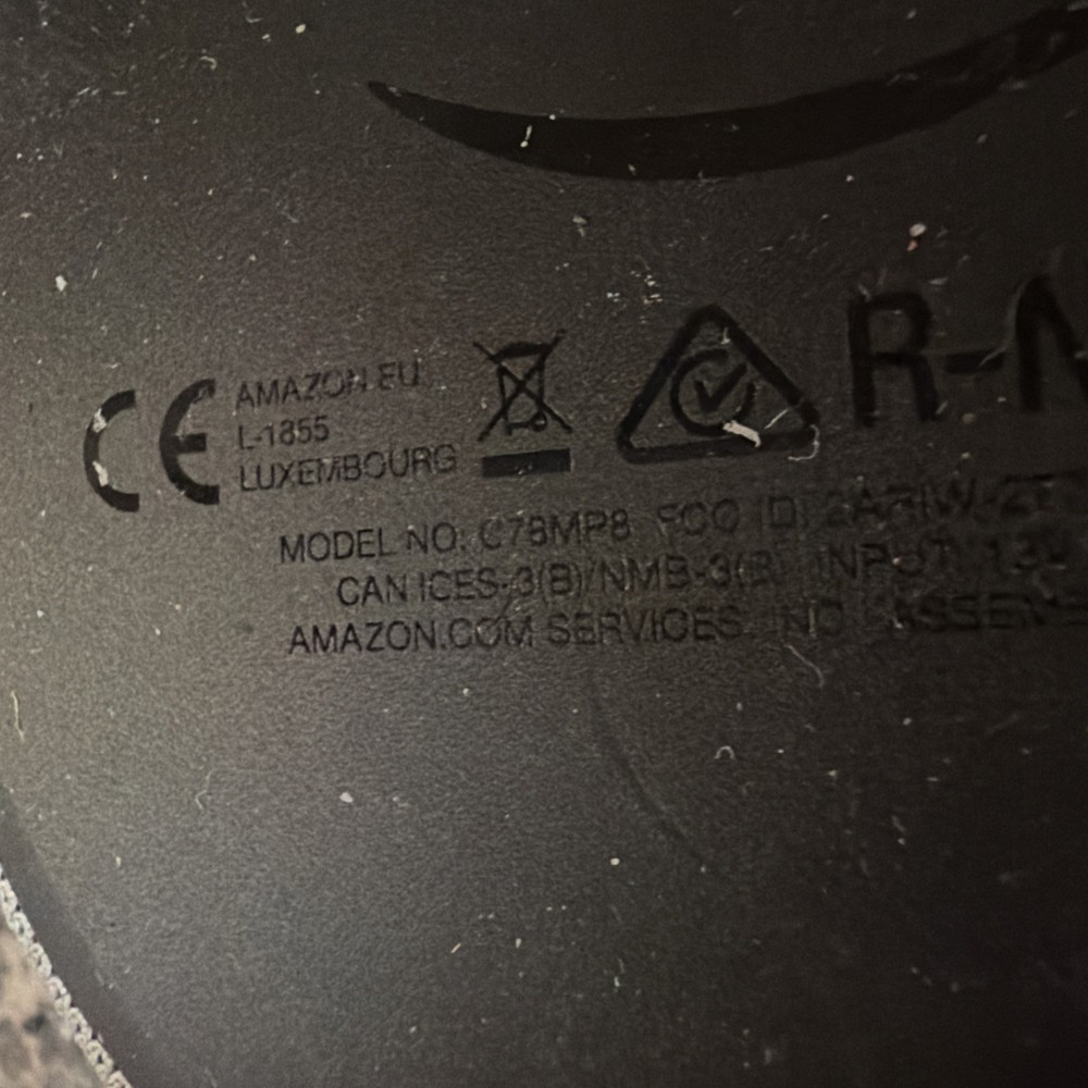 Amazon Echo Dot 3rd Generation Model C78MP8 Heather Gray Excellent Condition