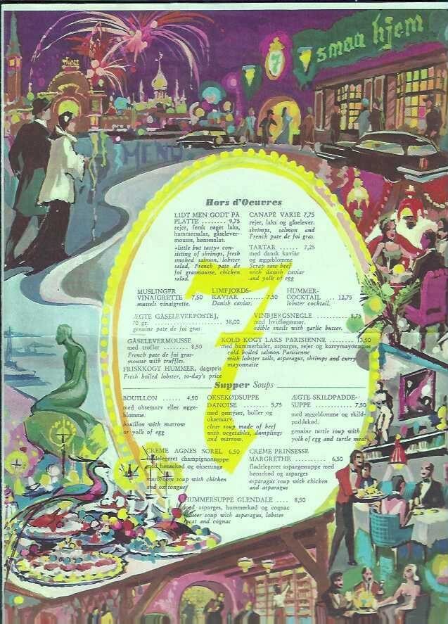 Menu - From Denmark 1969 "Seven Small Homes"