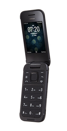 Tracfone 2.8" Nokia Flip 2760 with 1200 Talk/Text/Data Plan 2 Pack