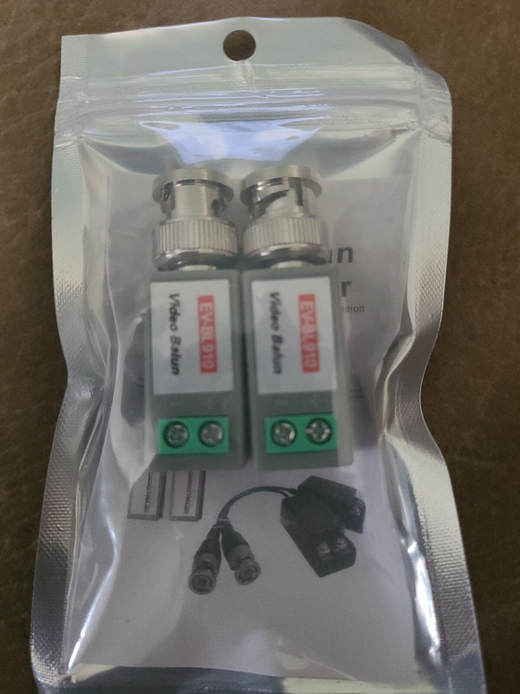 Passive Video Transceiver For CCTV - NEW- balun