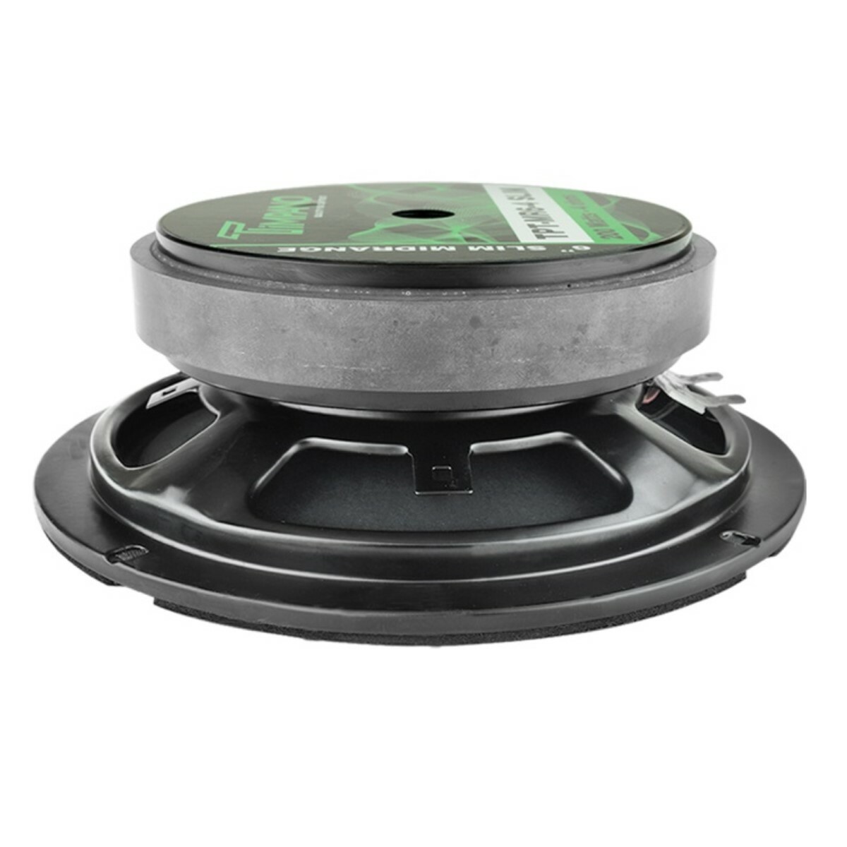 4x Timpano 6.5" Car Midrange Speakers TPT-MR6-4 SLIM + 4x TPT-ST2 Chrome Tweeter