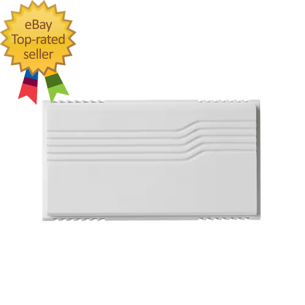 2-Note Classic Design Wired Doorbell Chime, White