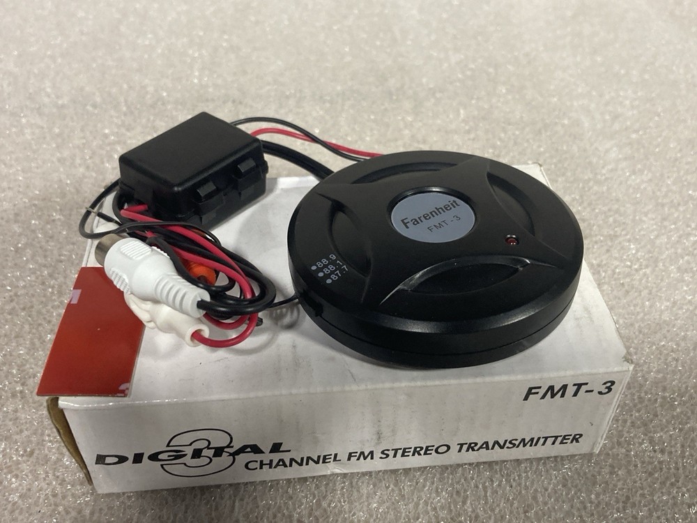 Farenheit FMT-3 is a digital 3-channel FM stereo transmitter FREE SHIPPING