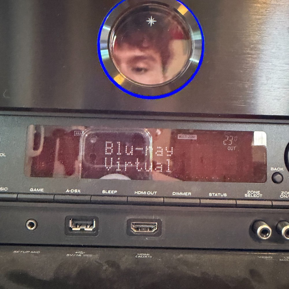 Marantz AV8802 Black Wireless Bluetooth A/V Pre Tuner Apmlifire - Untested