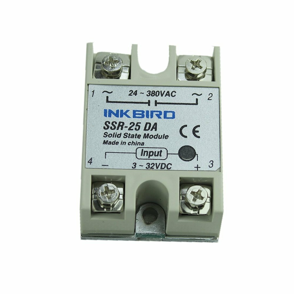 Inkbird 110V~240V PID Temperature Controller Thermostats 25DA SSR K Sensor Probe