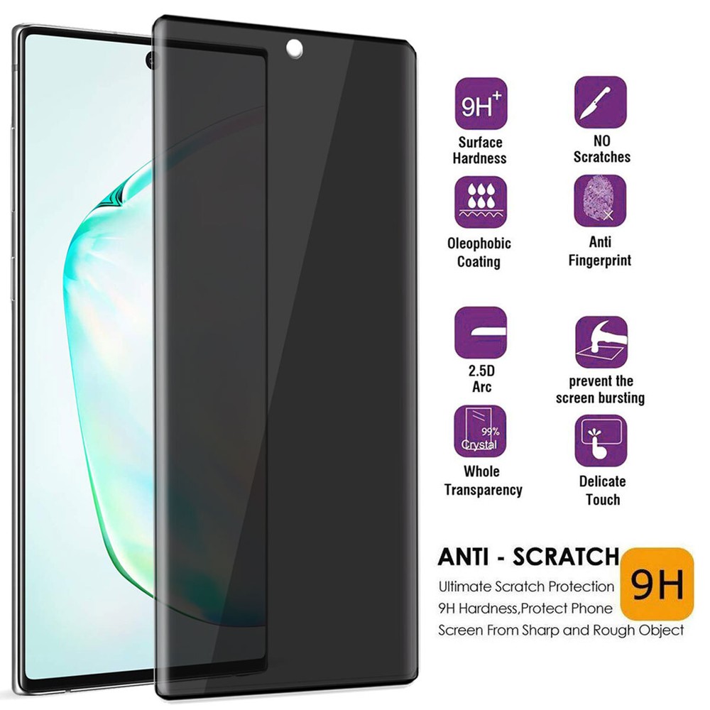 For Samsung Galaxy Note 10 /Note 10 Plus Privacy Tempered Glass Screen Protector