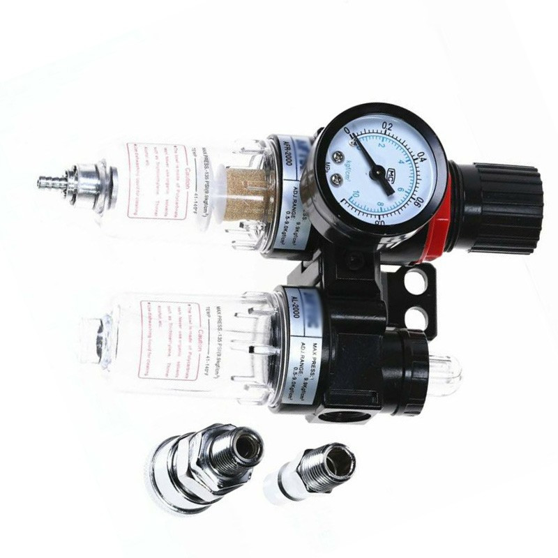 AFC2000 Plastic Air Source Treatment Filter Pressure Gauge Regulator Replacement