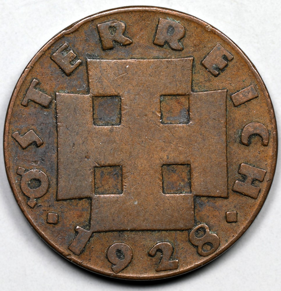1928 Austria 2 Groschen