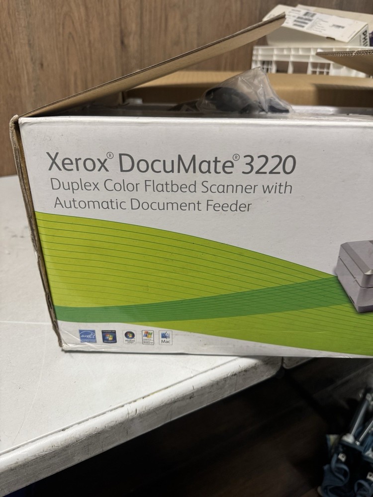 Xerox DocuMate 3220 Duplex Color Flatbed Scanner with ADF Open Box
