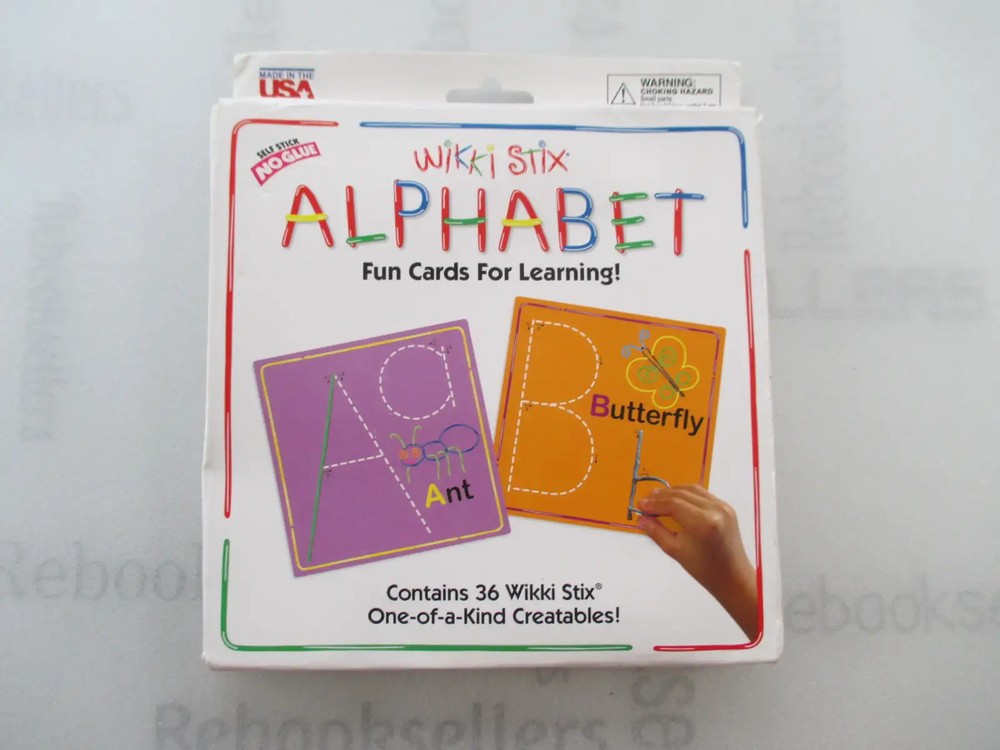 Wikki Stix Alphabet Fun Cards for Learning