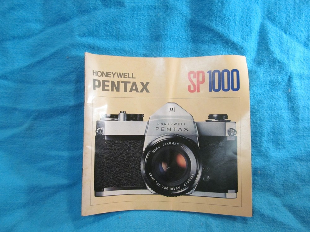 PENTAX SP1000 INSTRUCTION MANUAL