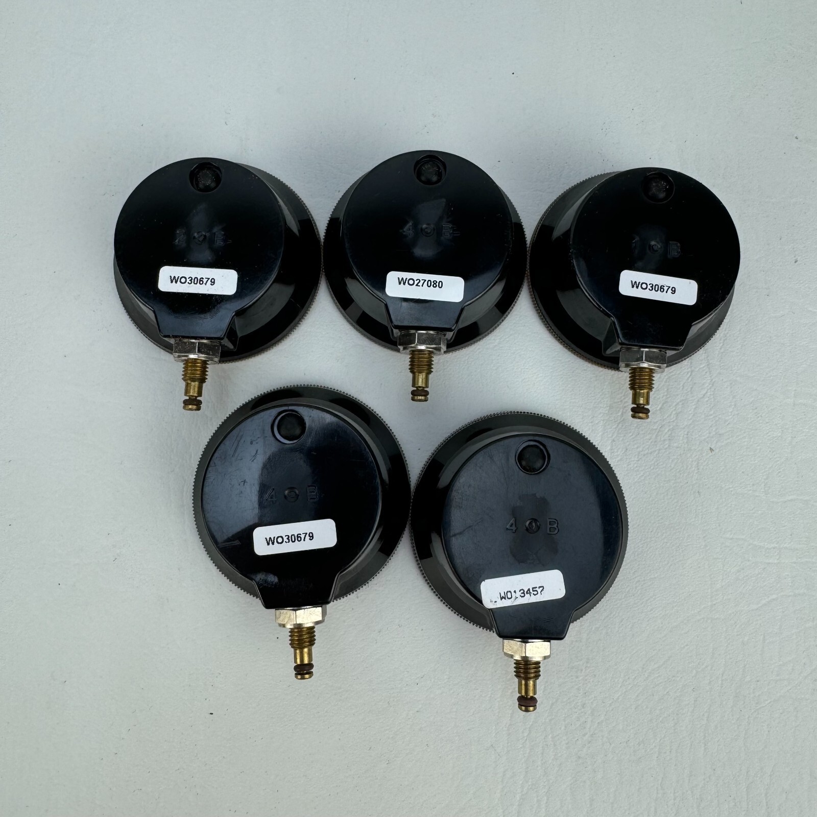 Lot of 5 Scott Air Supply PSI Pressure Gauges PSI x 100 Part # 200674-04