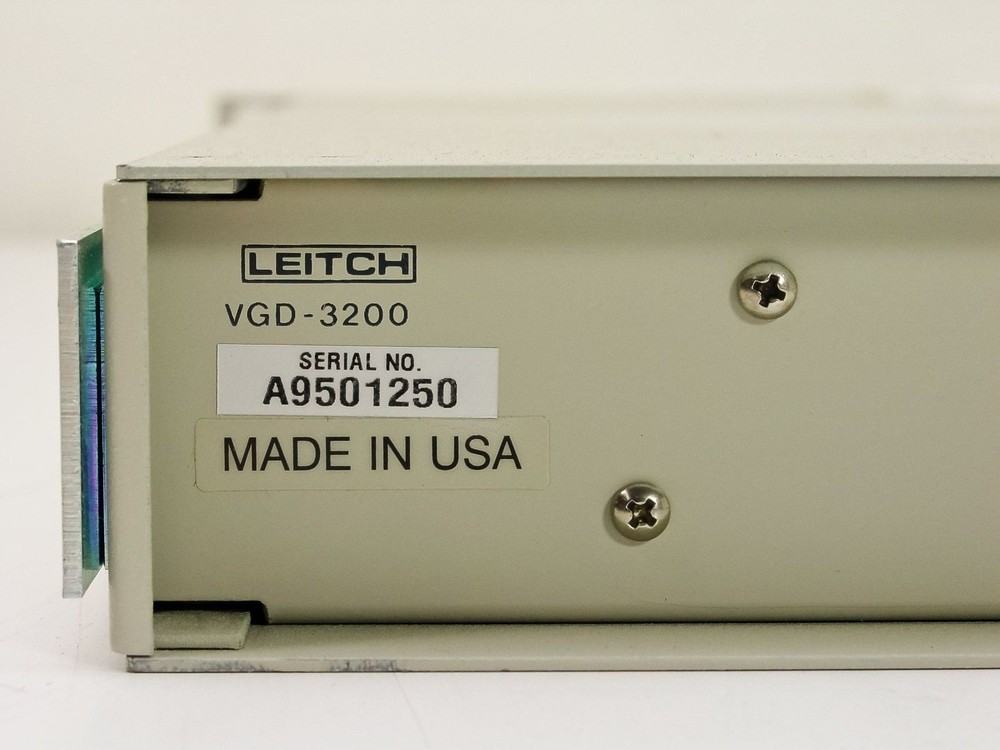 Leitch VGD-3200E Viewguard Decoder Rackmount 117VAC 35VA 60Hz Audio/Video/Data