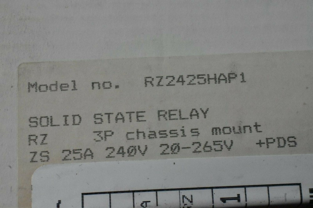 Carlo Gavazzi RZ2425HAP1 Solid State Relay 25A 240V