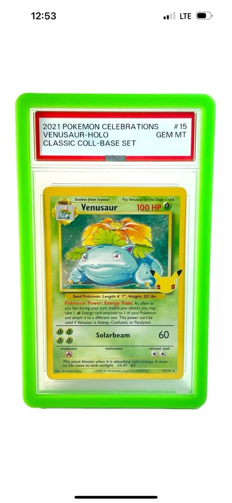 PSA Graded Card Slab Bumper Guard Protector - New - Green Color