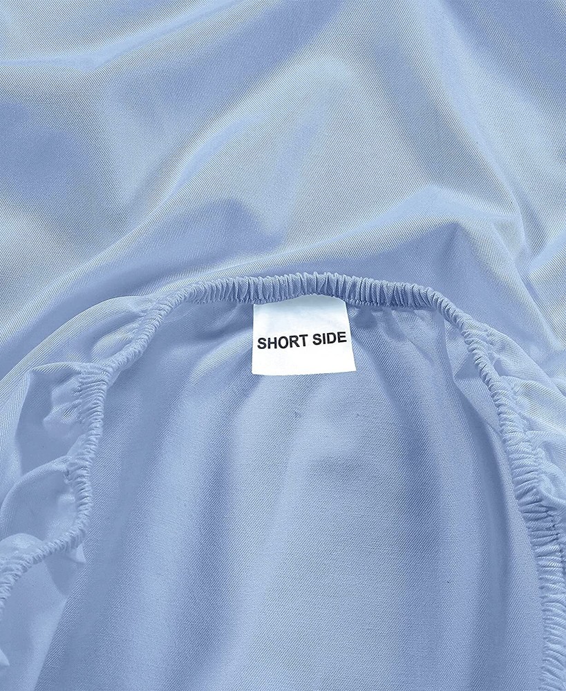 Wellbeing Oxywash Solid 300 Thread Count 4pc Sheet Set, Queen