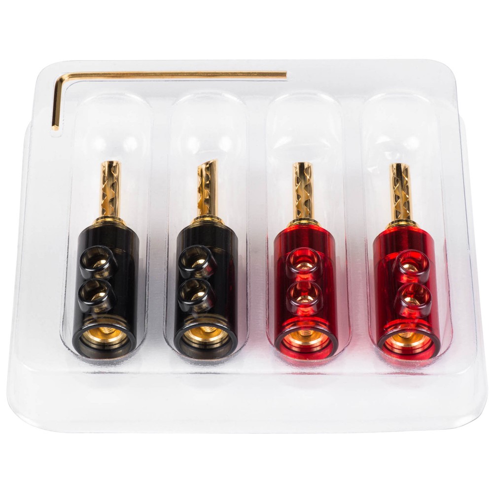 BFA Plug with Dual Set Screws and Poly Carbonate Shell 2 Pr.