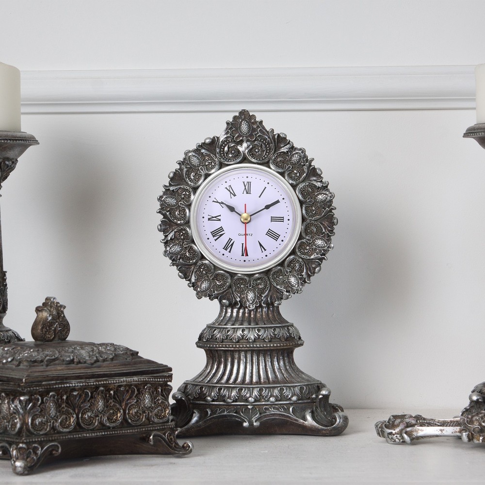 2.6"/65mm Classic Clock Movement, Silver (Roman Script)