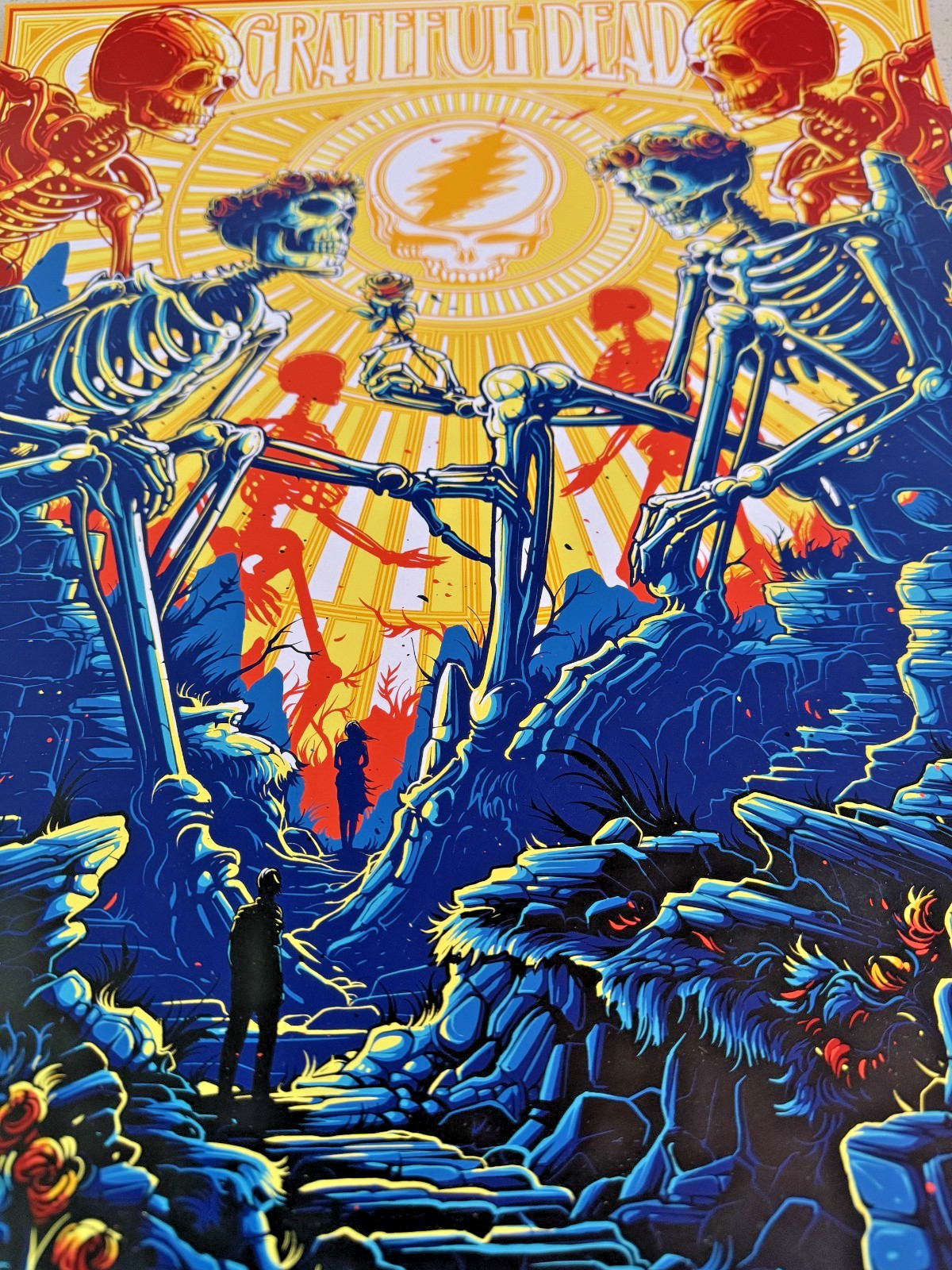 Grateful Dead - Mumford - SOLD OUT Poster Official #/150 - dead & co jerry weir