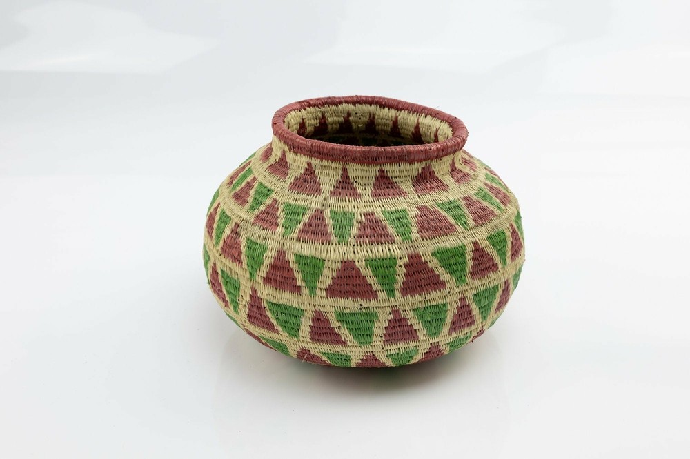 Vintage Hand Woven Basket