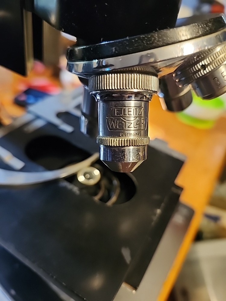 Ernst Leitz Wetzlar Binocular Microscope #413725