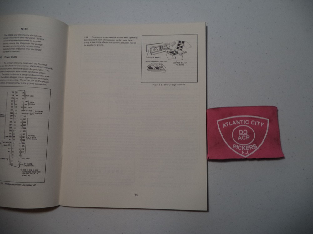 HEWLETT PACKARD MULTIPROGRAMMER INTERFACE MODEL 59500A OPERATING, SERVICE MANUAL