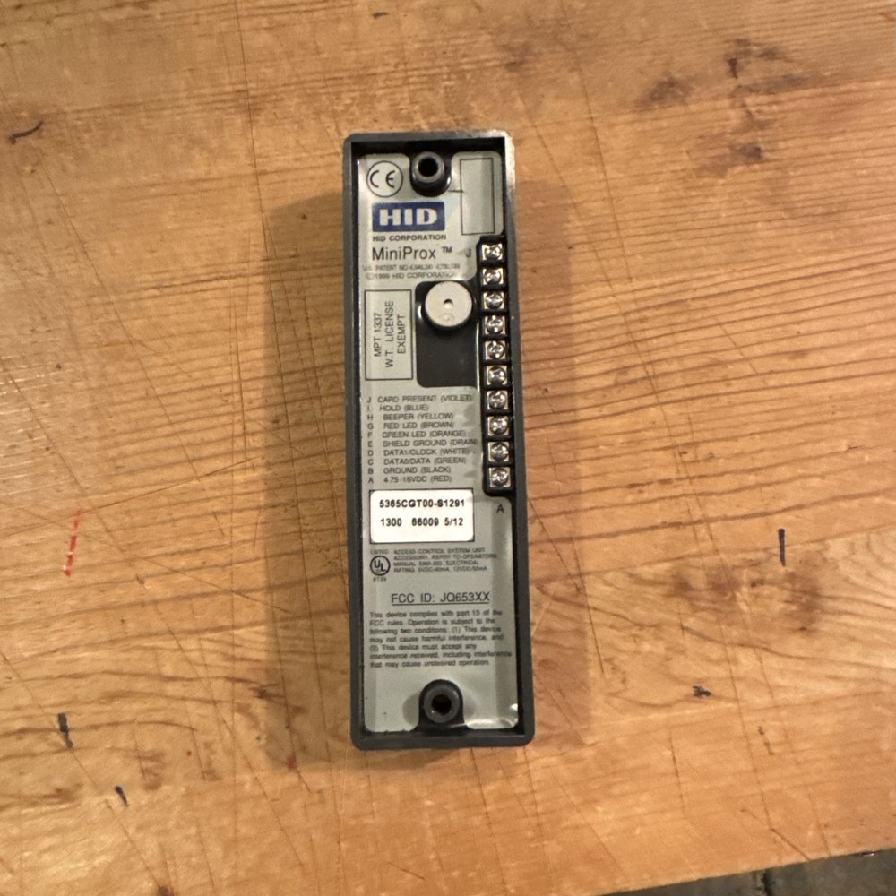 hid 5385cgt00-s1291 Simplex Replacement Door Card Reader Clean