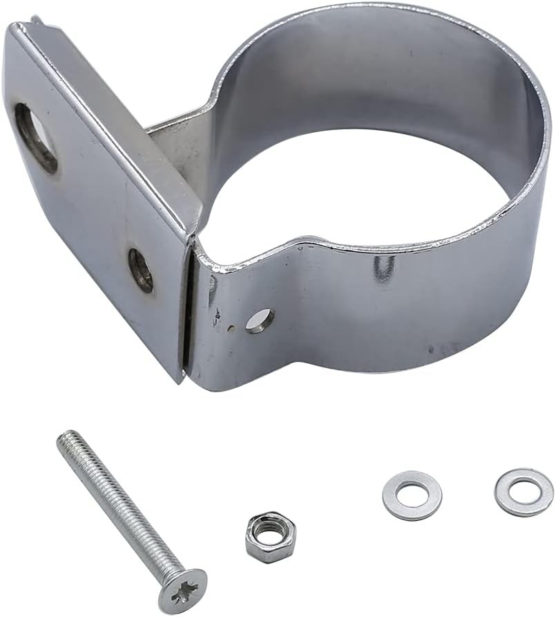 Chrome Coil Mount Bracket Replacement Compatible for Ford 260 289 302 Silver