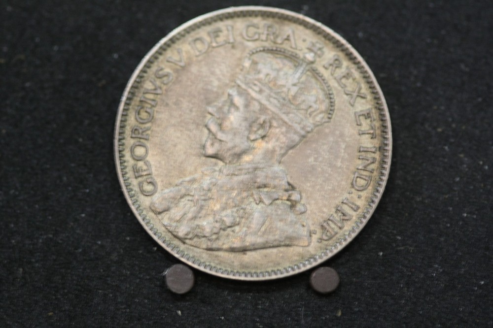 1919 High Grade Original Toned Canada Quarter