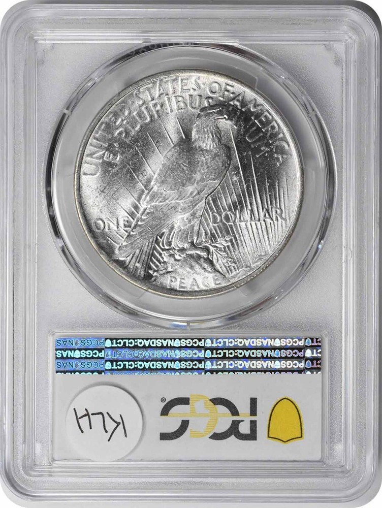 1922 Peace Silver Dollar MS63 PCGS