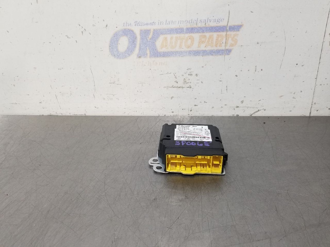 18 2018 MERCEDES GLS450 166 TYPE SRS RESTRAINT CONTROL MODULE 1669000320