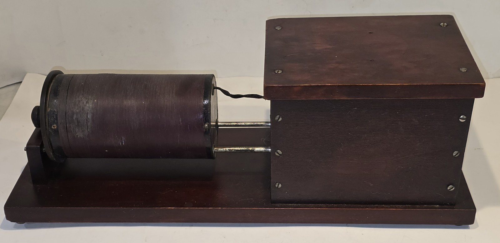 1917 DOUBLEDAY-HILL ELECTRIC NAVY TYPE LOOSE COUPLER RECEIVING TRANSFORMER