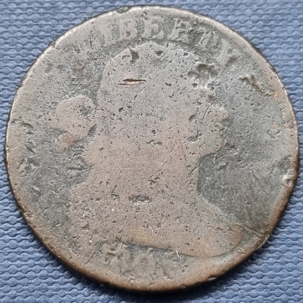 1805 Draped Bust Large Cent 1c Circulated #75006