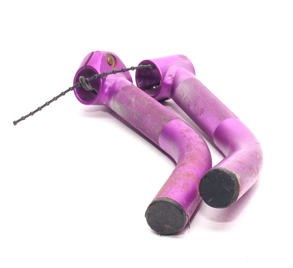 Control Tech Control Stix II Lite 8" MTB Bar Ends 1990s Purple Anodized