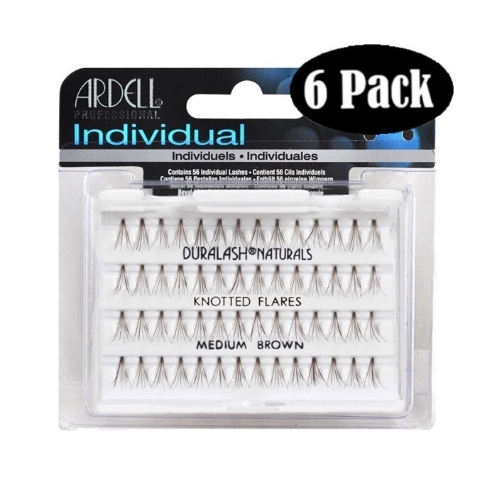 Ardell - Individuals Knotted Lashes - Medium Brown - 6 Pack