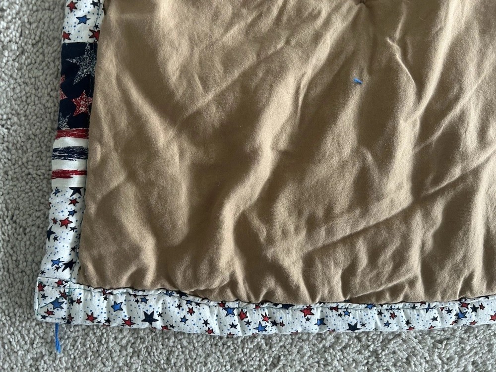 Handmade Patchwork Quilt 56x76 Americana