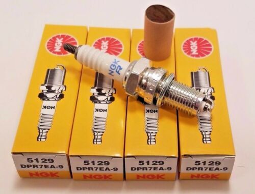 SET OF 4 NGK DPR7EA-9 Spark Plug 5129 For Honda Kawasaki Suzuki Yamaha