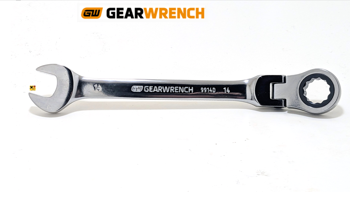 NEW GEARWRENCH FLEX HEAD RATCHETING WRENCH 12 POINT METRIC MM SAE INCH PICK SIZE