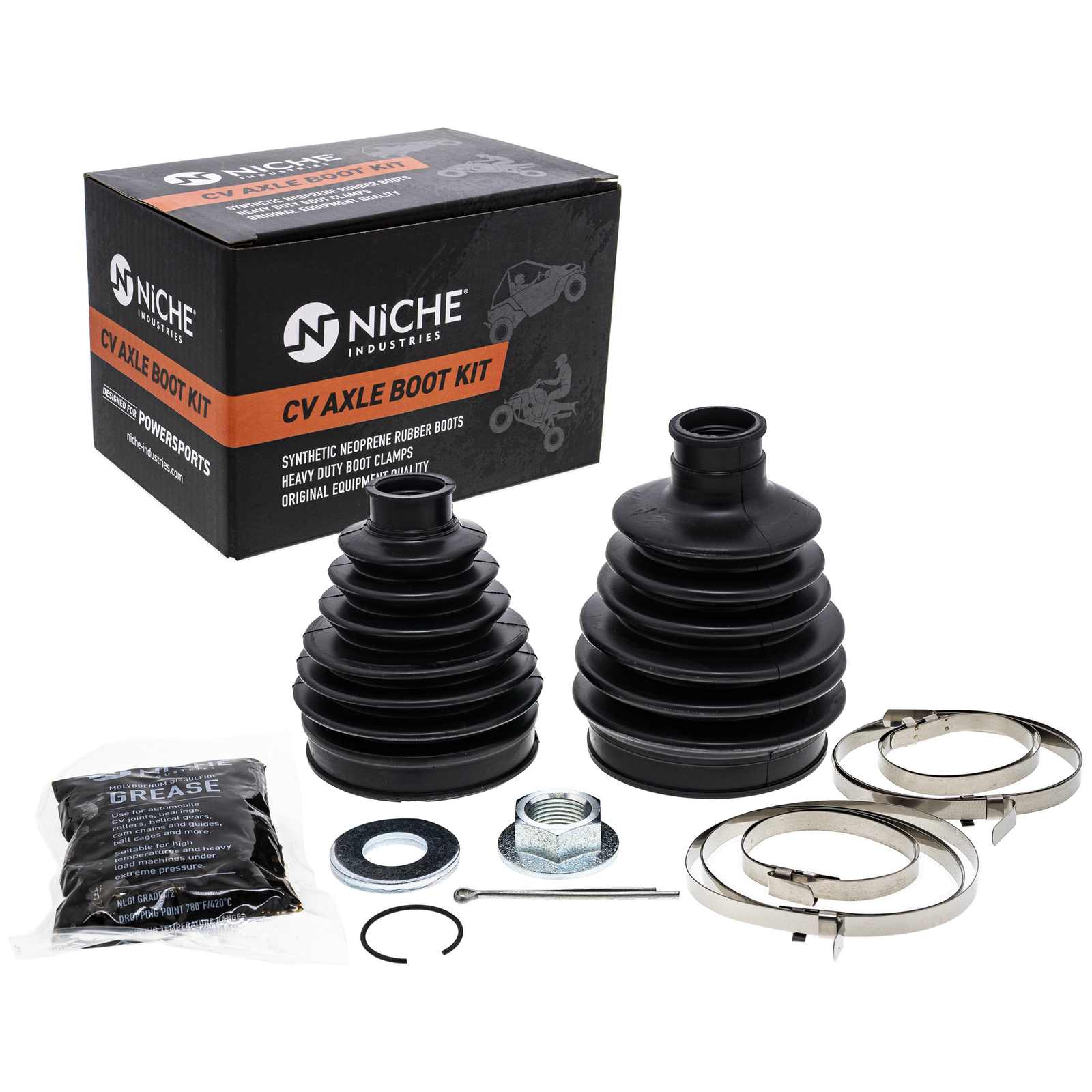 NICHE Rear CV Axle Boot Kit for Kawasaki Teryx 800 4 800 Mule Pro FX 49006-0585