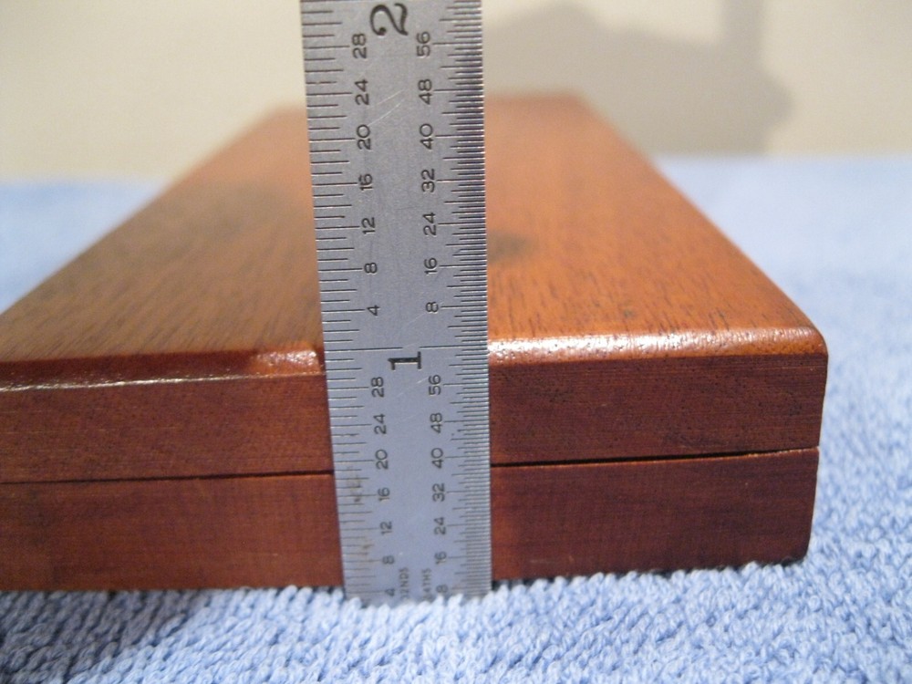 STARRETT STANDARD CASE ONLY FOR 1"-5" STARRETT MICROMETER STANDARDS