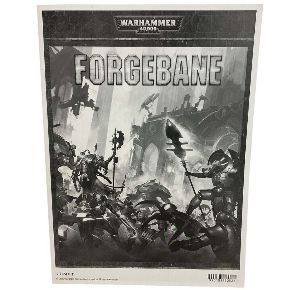 WARHAMMER 40K FORGEBANE Assembly Instruction Booklet 2017